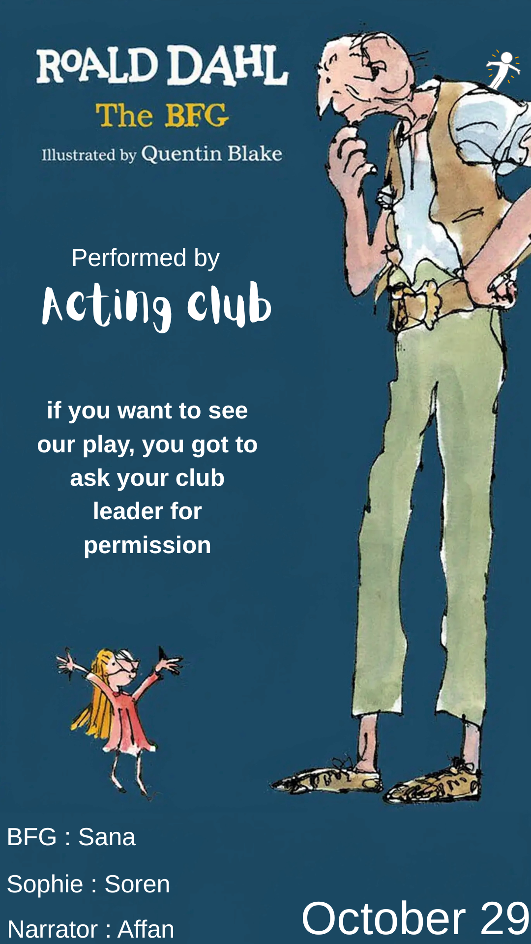 Acting club performance next week!!!! | NodeBB